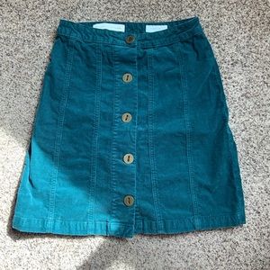 Pilcro corduroy skirt